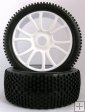 1/8 Buggy tires dual 6 Spoke wheel and I-Beam tire un-mounted 2p